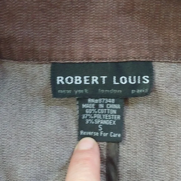 Robert Louis Y2K Chocolate Brown Belted Tench-style Shacket – Size S - Picture 4 of 6